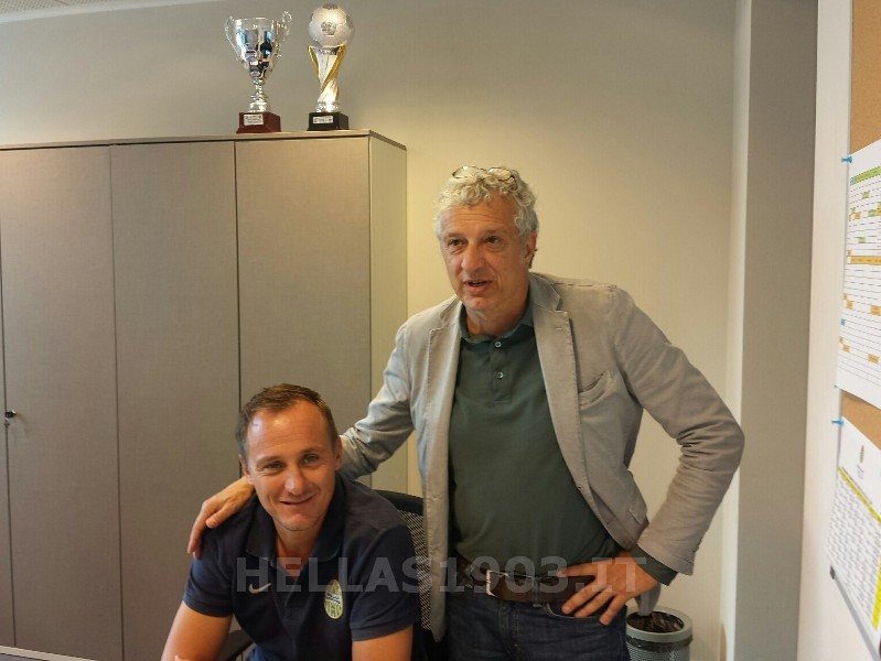 Claudio Calvetti con Pippo Filippini, Responsabile Attività di Base e Affiliazioni