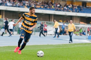 Mattia Valoti oggi con la maglia dell'Hellas