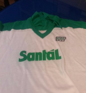 La maglia indossata da Faccini in Verona-Avellino 4-2, il 19 maggio 1985